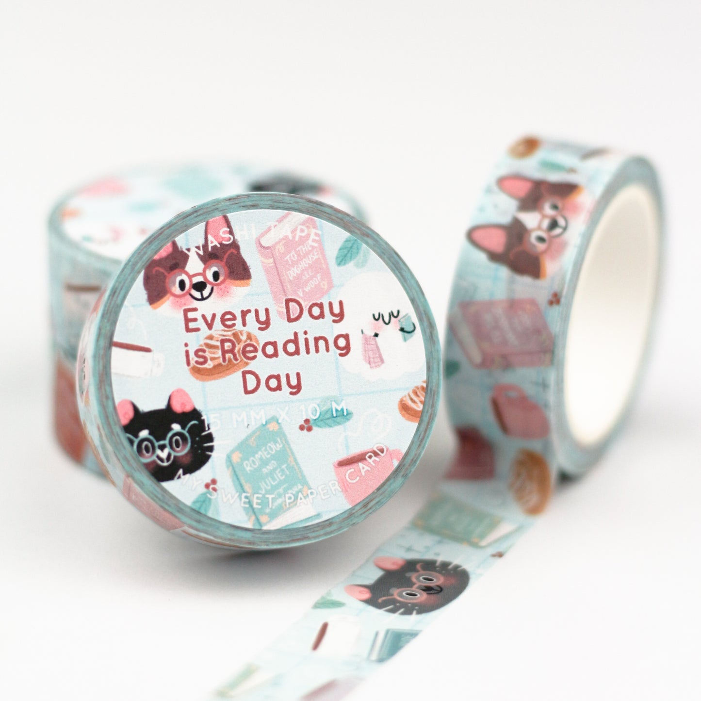 Every day is reading Day - Book lovers Washi Tape