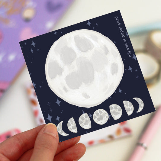 Moon phases notepad - Halloween notepad