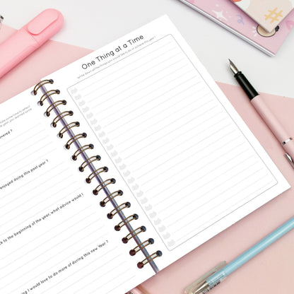 cute planner with goal and bucket list