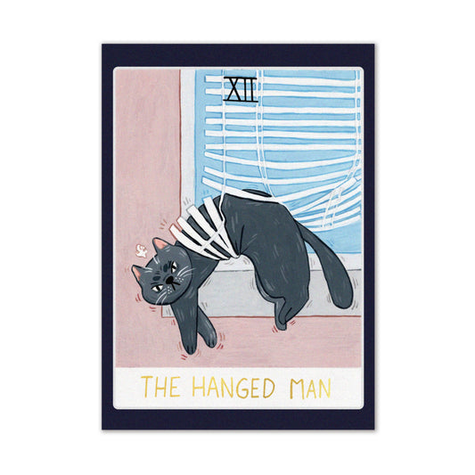 The Hanged Man Cat Tarot - A6 Prints