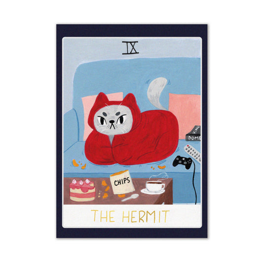 The Hermit Cat Tarot - A6 Prints