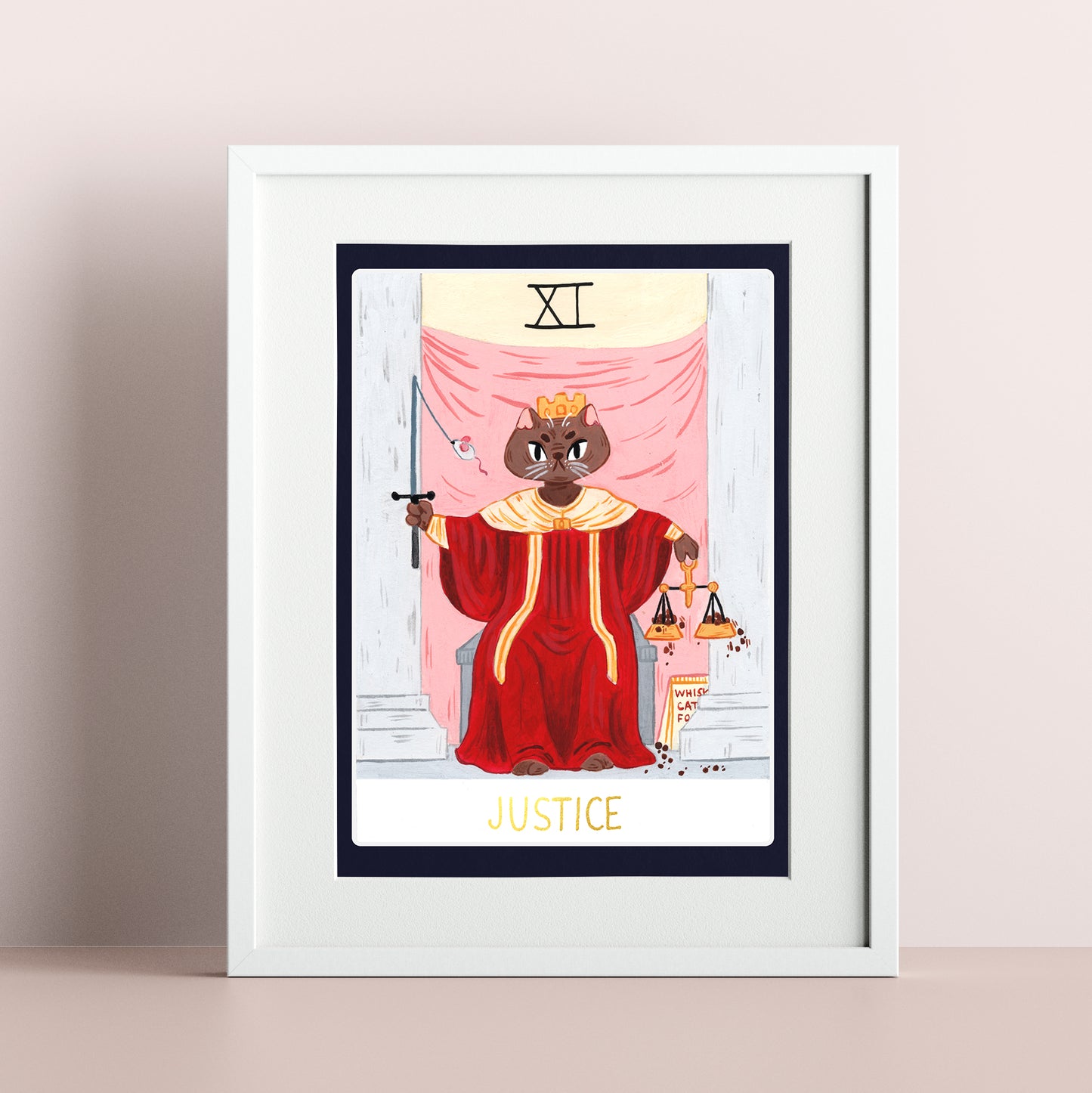 Justice Cat Tarot - A6 Prints