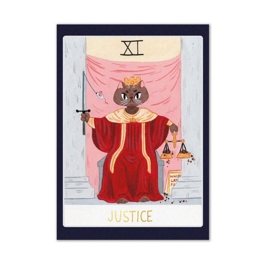 Justice Cat Tarot - A6 Prints