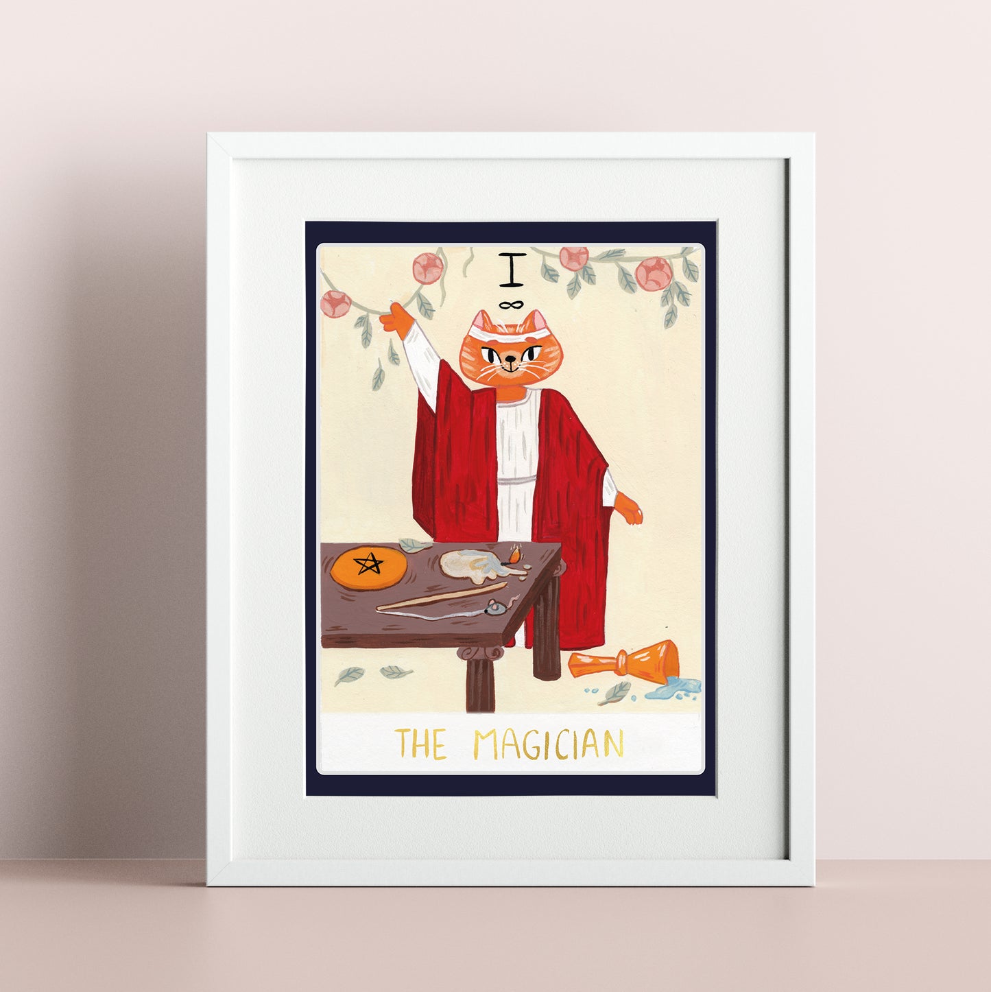 Le Magicien Tarot des chats - A6 Prints