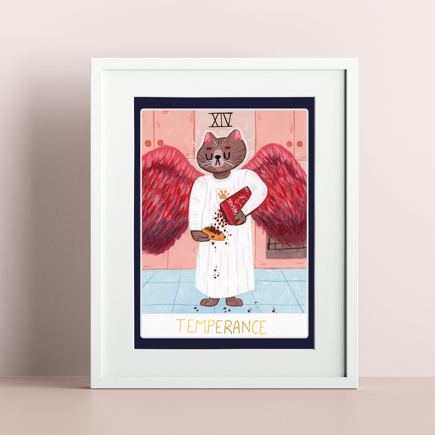 Tempérance Tarot des chats - A6 Prints