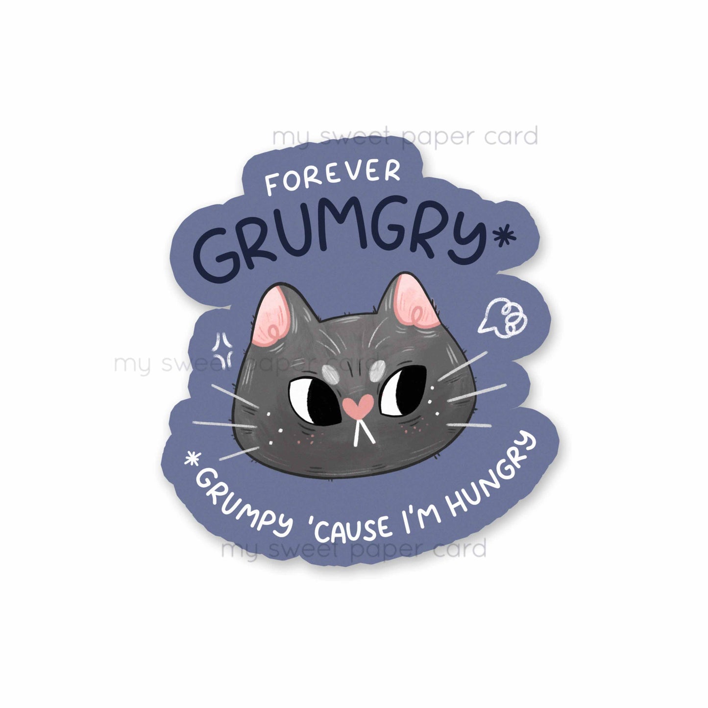 Forever Grumgry - Stickers vinyl