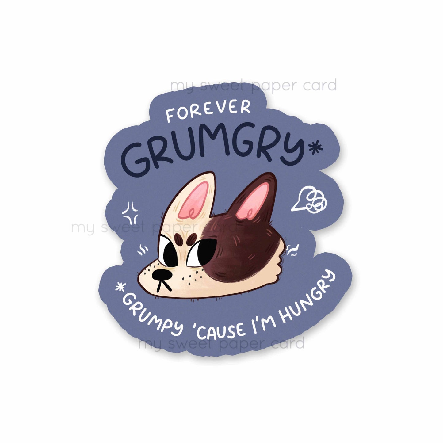 Forever Grumgry - Stickers vinyl