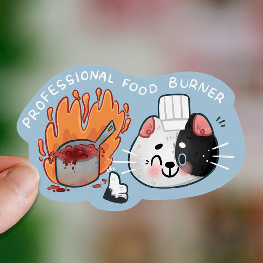 Brûleur de nourriture professionnel - Chat, chien, Grumbee et Ghosty - Autocollants vinyl waterproof