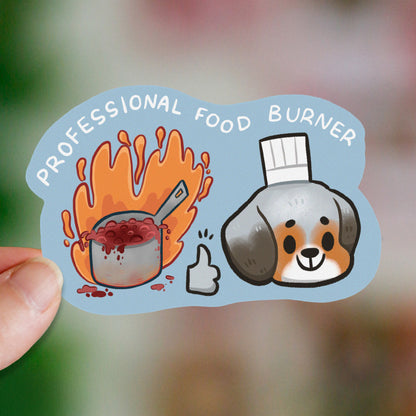 Brûleur de nourriture professionnel - Chat, chien, Grumbee et Ghosty - Autocollants vinyl waterproof