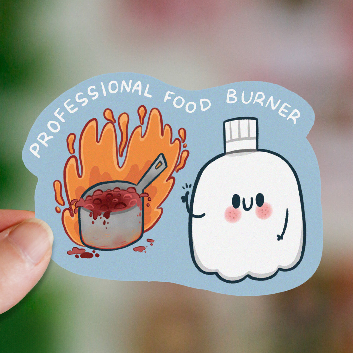 Brûleur de nourriture professionnel - Chat, chien, Grumbee et Ghosty - Autocollants vinyl waterproof