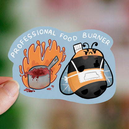 Brûleur de nourriture professionnel - Chat, chien, Grumbee et Ghosty - Autocollants vinyl waterproof