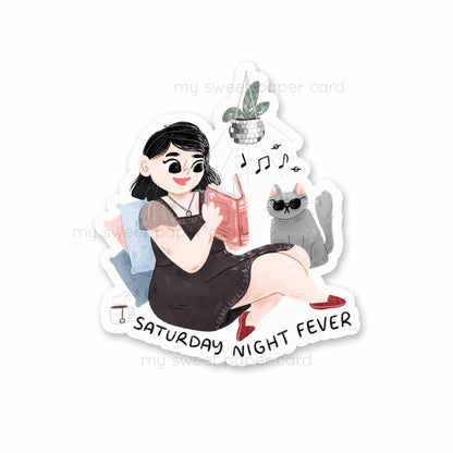 Saturday Night Fever - Vinyl stickers