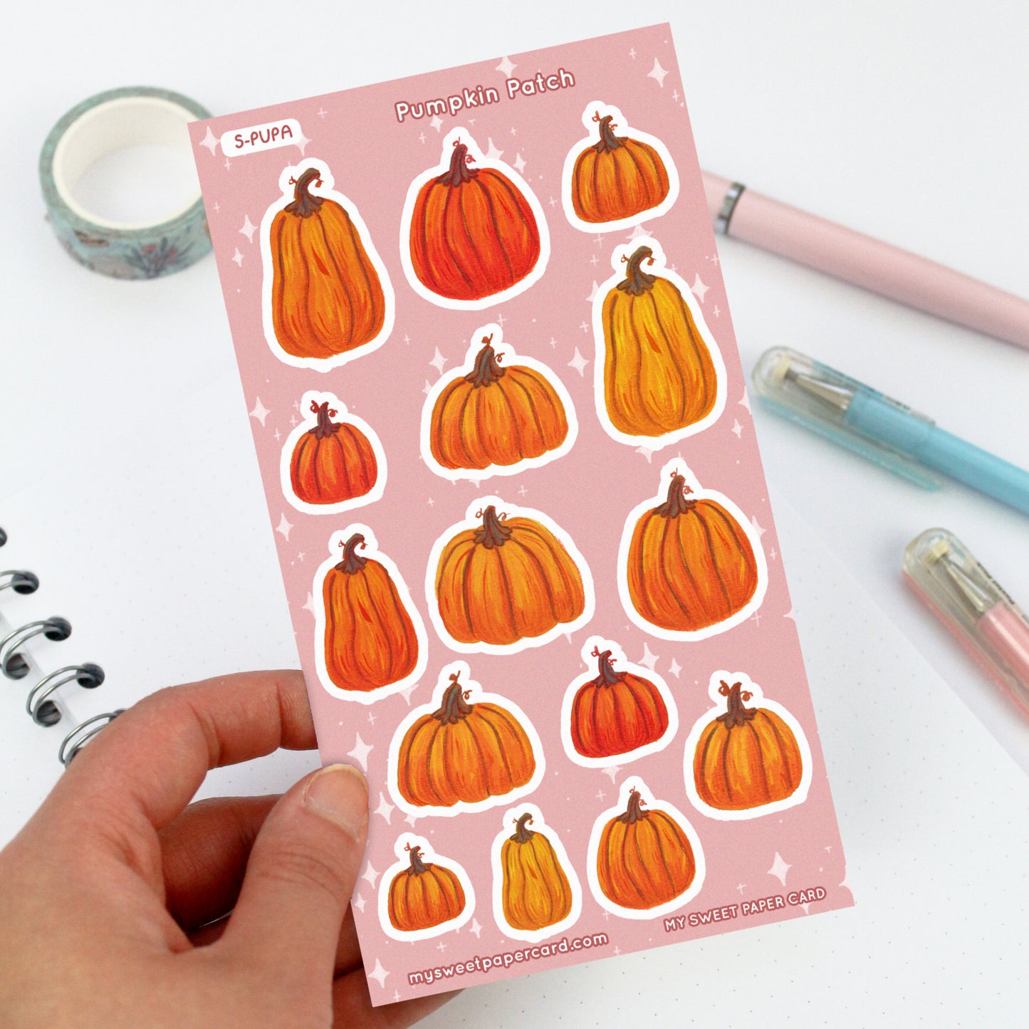 Pumpkin Patch - Halloween Stickers Sheet