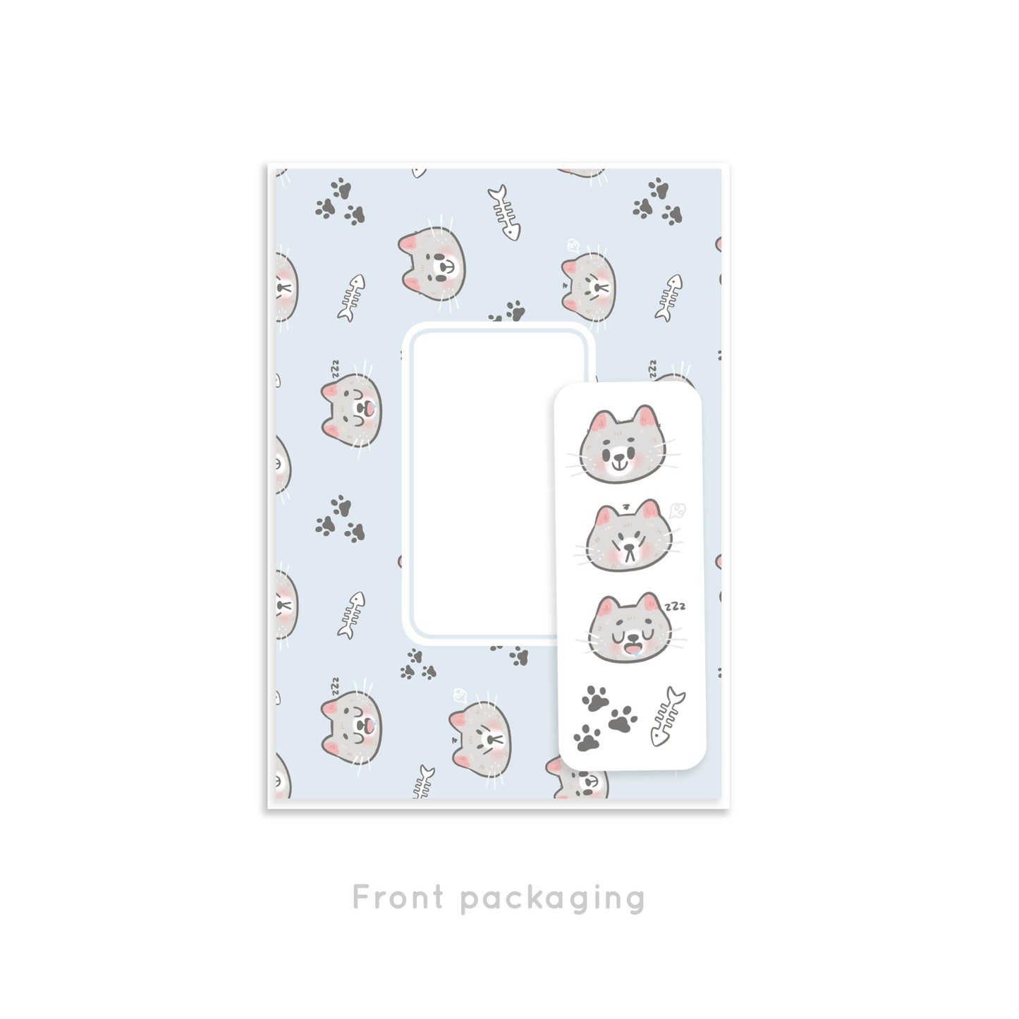 Mini kit de papier à lettres chat - Mini Pen pal kit