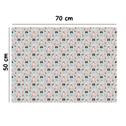 Cat nutcrackers - Large wrapping paper sheets