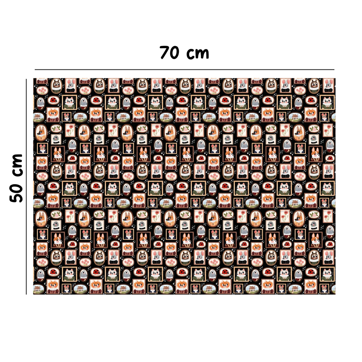 Tiny Frames - Large wrapping paper sheets