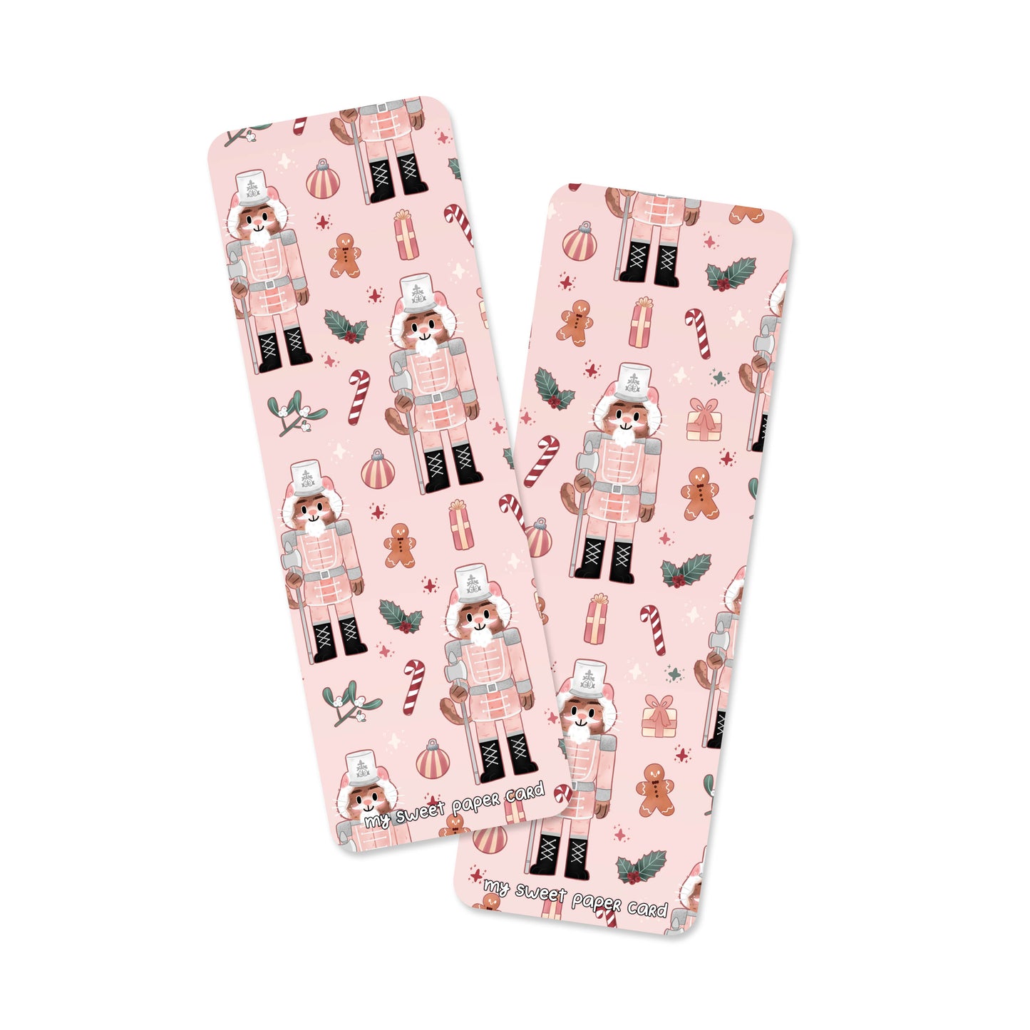 Cat Nutcrackers - Christmas lovers Bookmark