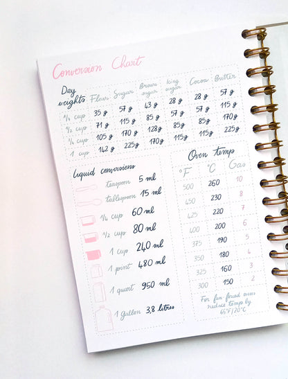 Cosy Cat - Cooking Journal - Recipe book