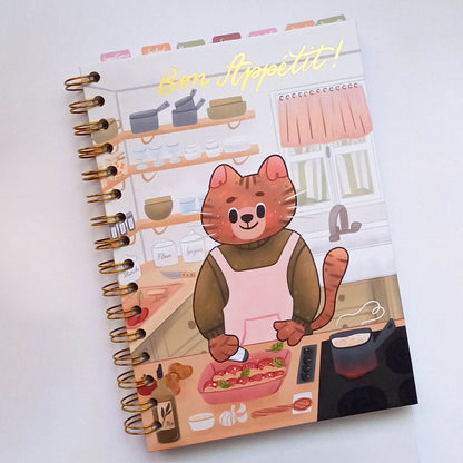 Cosy Cat - Cooking Journal - Recipe book
