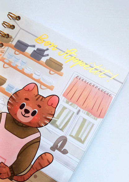 Cosy Cat - Cooking Journal - Recipe book