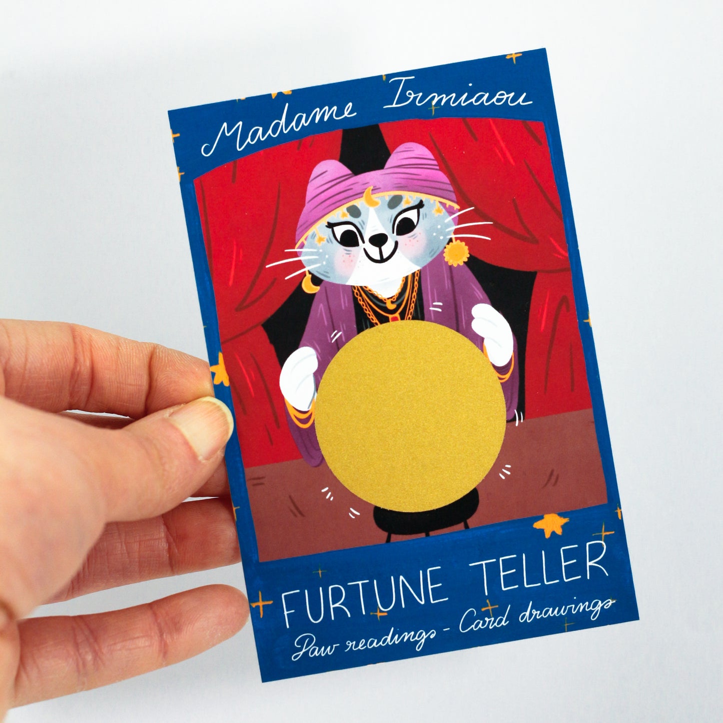 Madame Irmiaou Fortune Teller - Scratch-off card