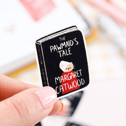 the pawmaids tale cat book stickers