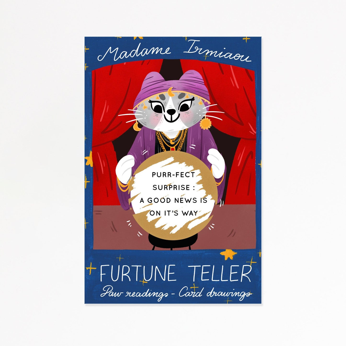 Madame Irmiaou Fortune Teller - Scratch-off card
