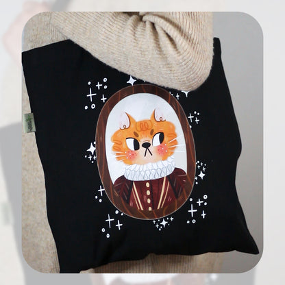 cat lovers gift tote bag made in france