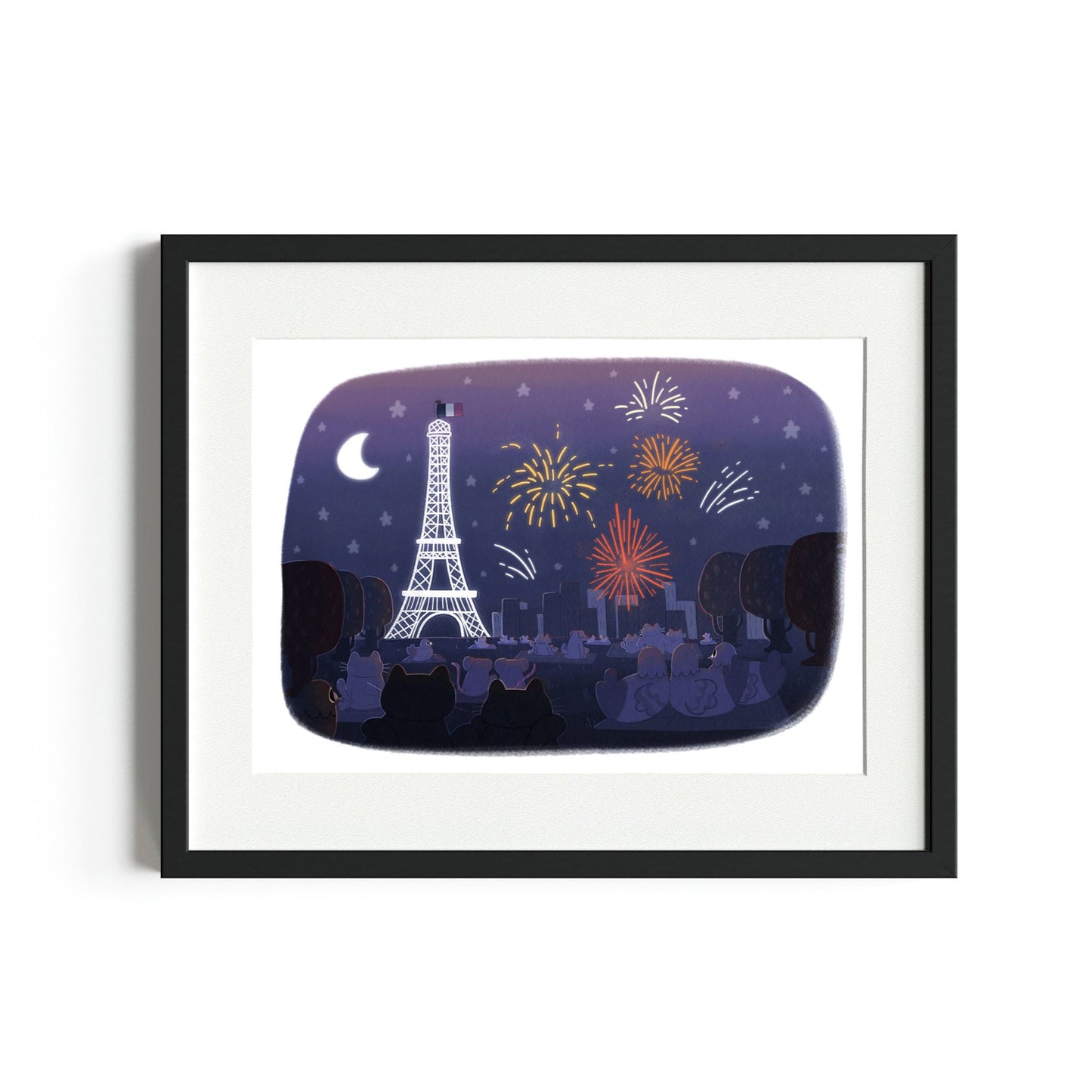 14th of July - The Paris of Animals - A4 Print