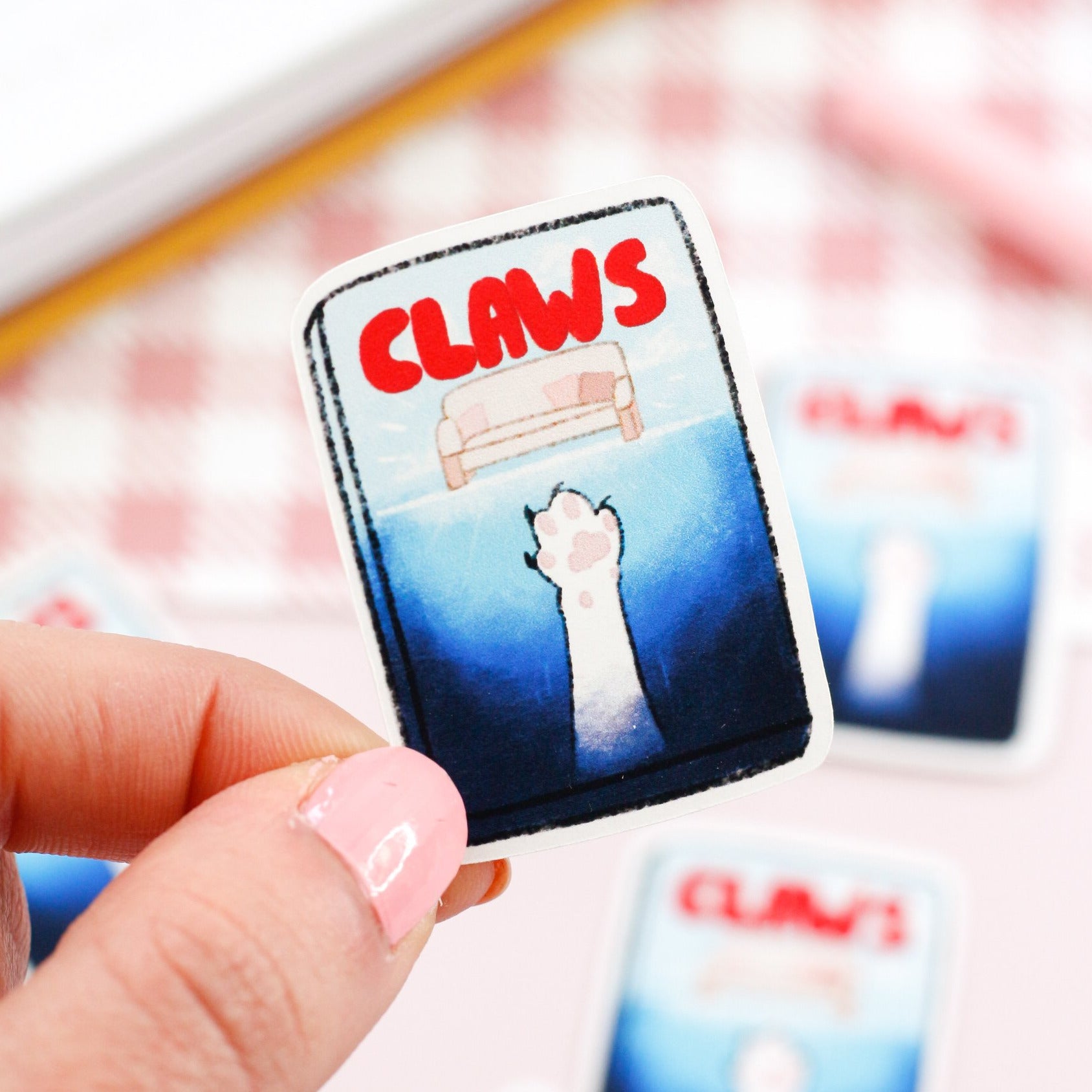 claws cat movie stickers
