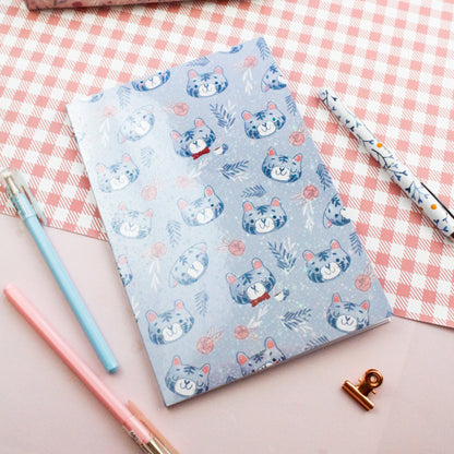 Carnet Holographique Chat et Tigre - Carnets mignons