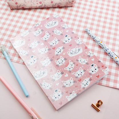 Carnet Holographique Chat et Tigre - Carnets mignons
