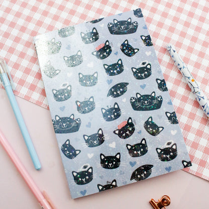 Carnet Holographique Chat et Tigre - Carnets mignons