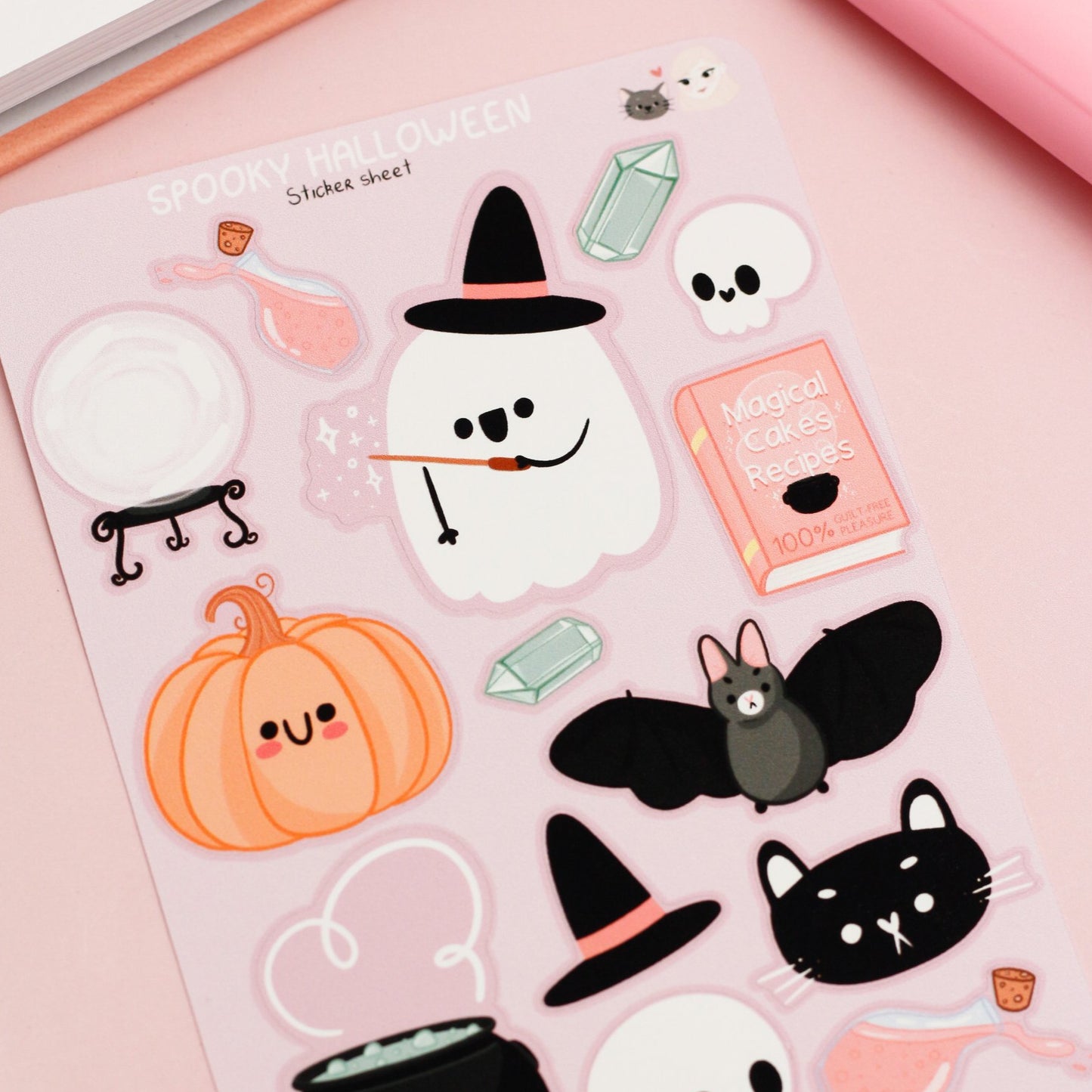 cute halloween journaling stickers