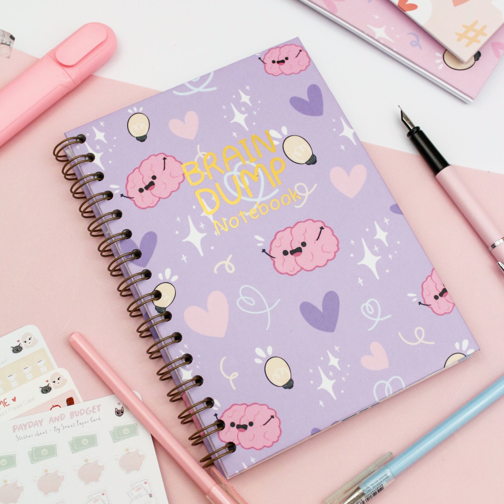 kawaii notebook for writing all your ideas