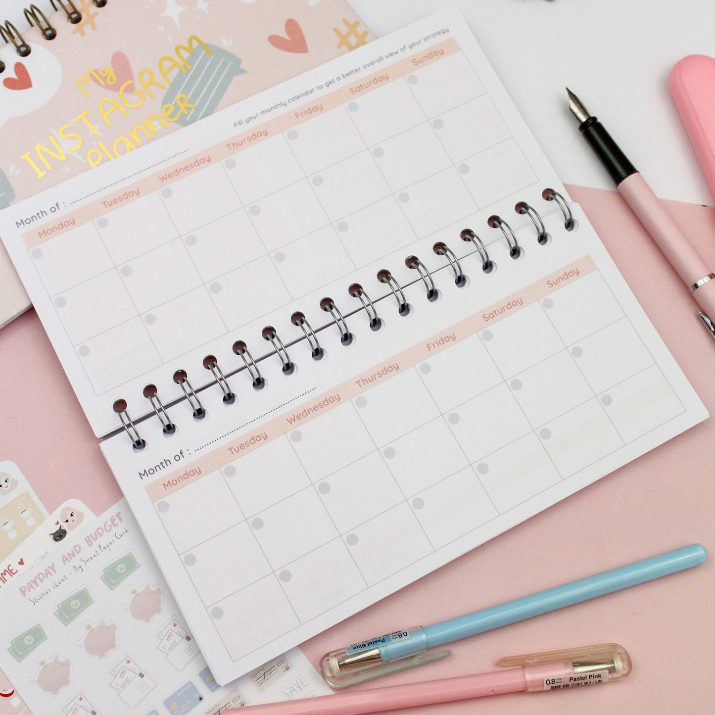 plan your whole month of social media content