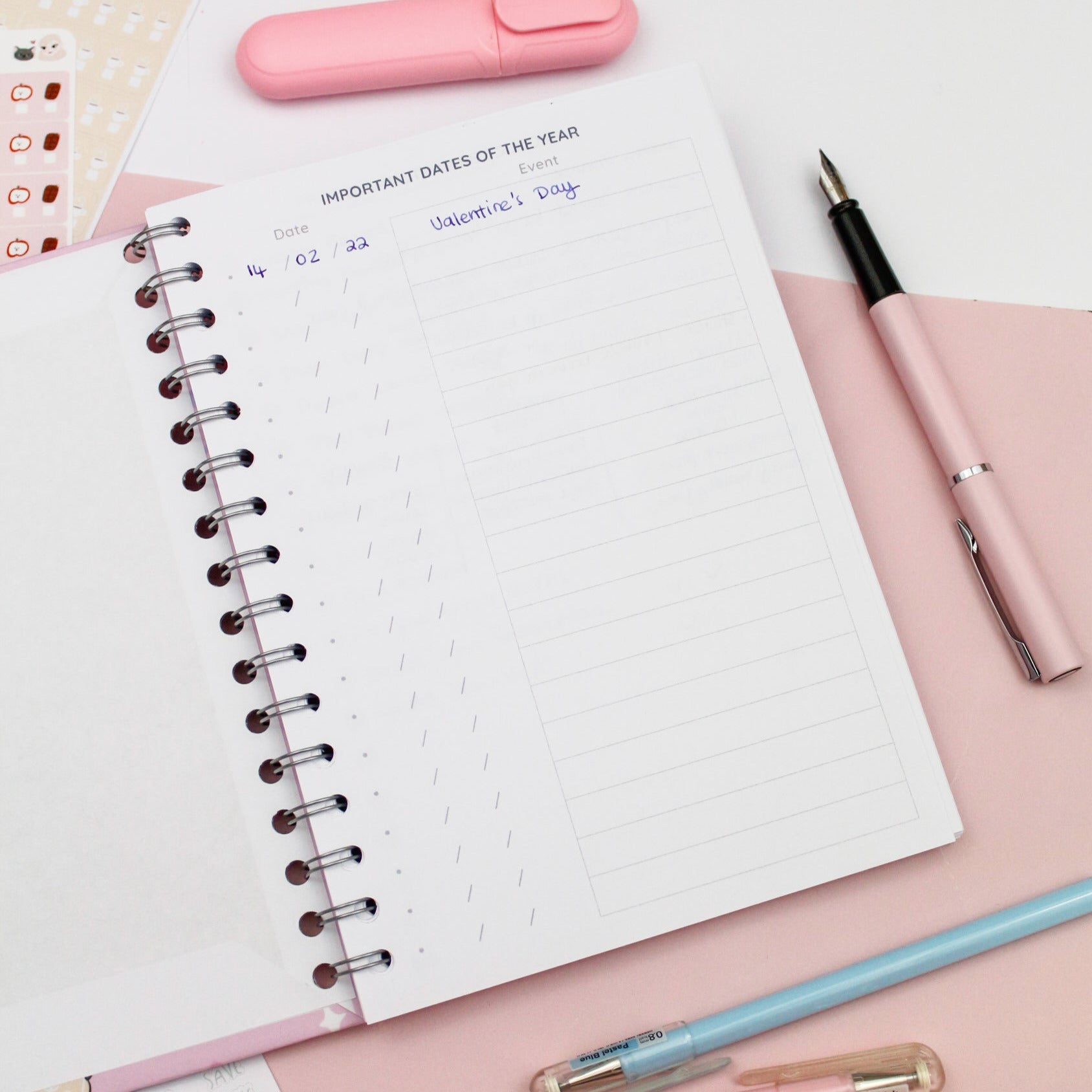 small business planner important dates