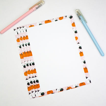 Fall letter set - Halloween writing paper kit
