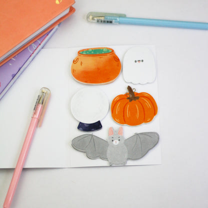 Spooky Memo notes Kit - Halloween notepads