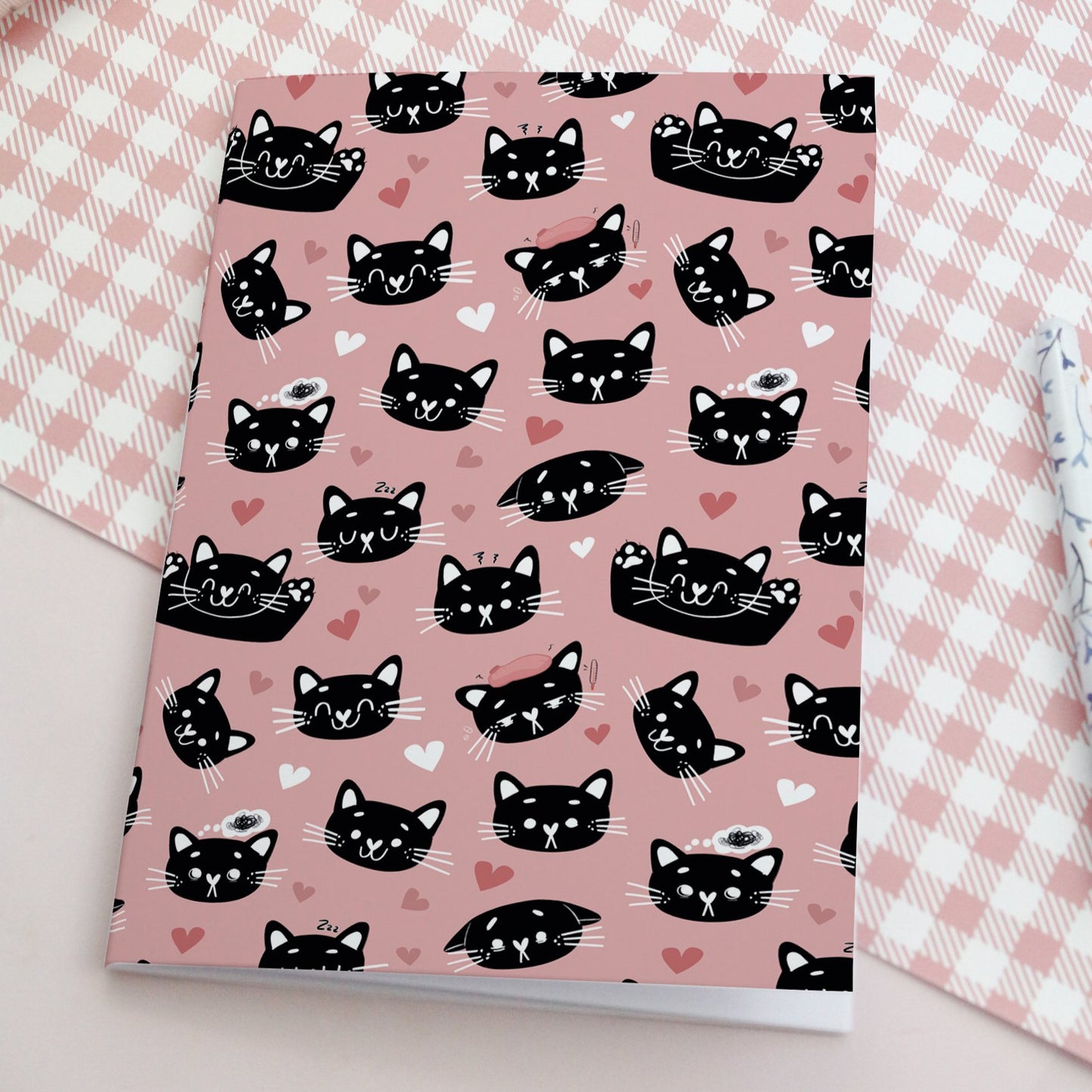 A6 Cat and Tiger Notebook - Cute notebooks