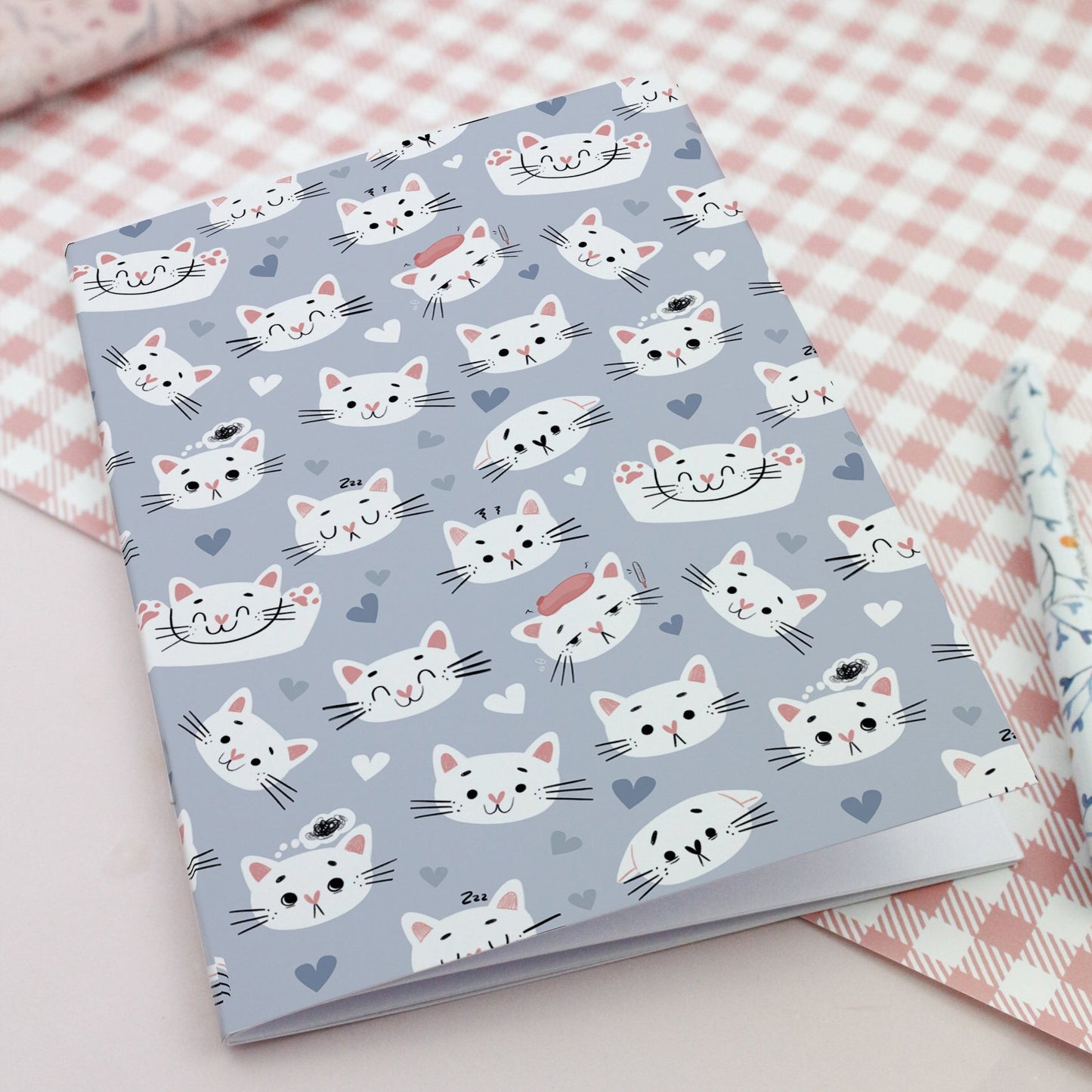 A6 Cat and Tiger Notebook - Cute notebooks