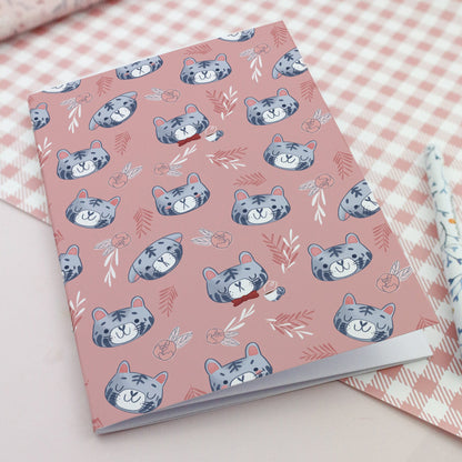 A6 Cat and Tiger Notebook - Cute notebooks