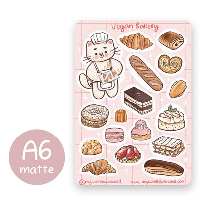 viennoiserie and pastries stickers