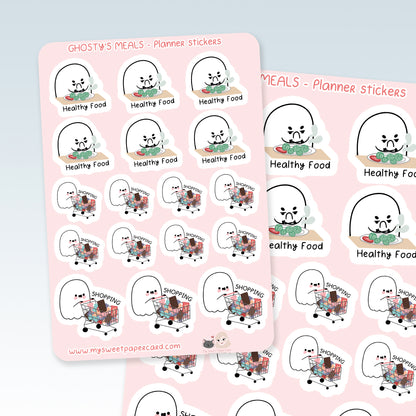 Ghosty's meals - Groceries & meal planner stickers