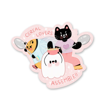 Oggy's Club - Cereal Lovers Assemble - Die cut stickers
