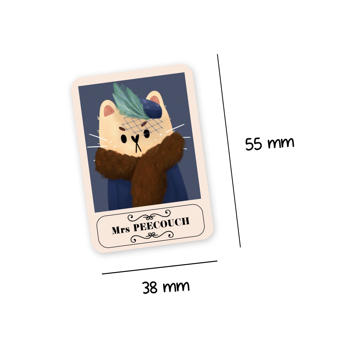 Oggy's Club - Cat Clue Cards - Die Cut Stickers