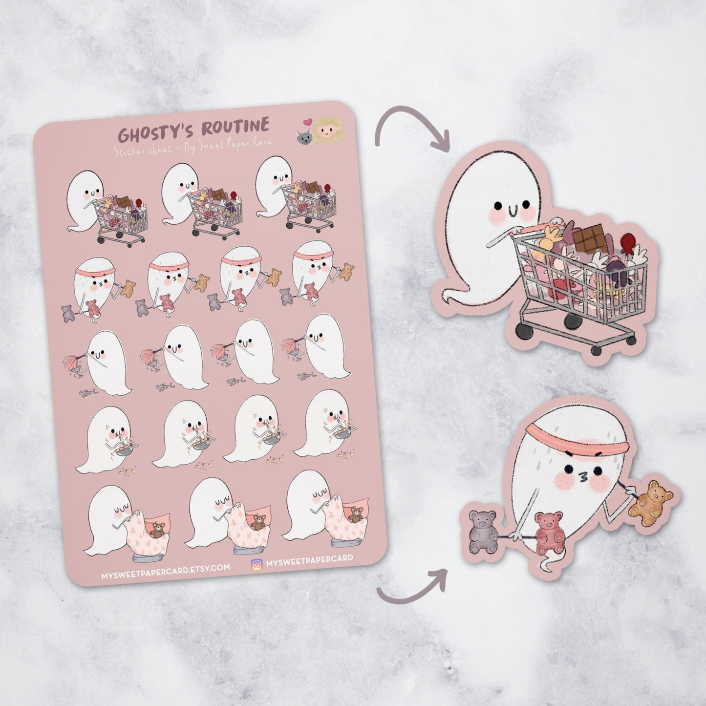 ghosty the ghost stickers