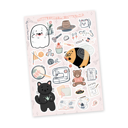 Oggy's Club - Hobbies & Craft - Stickers Sheet