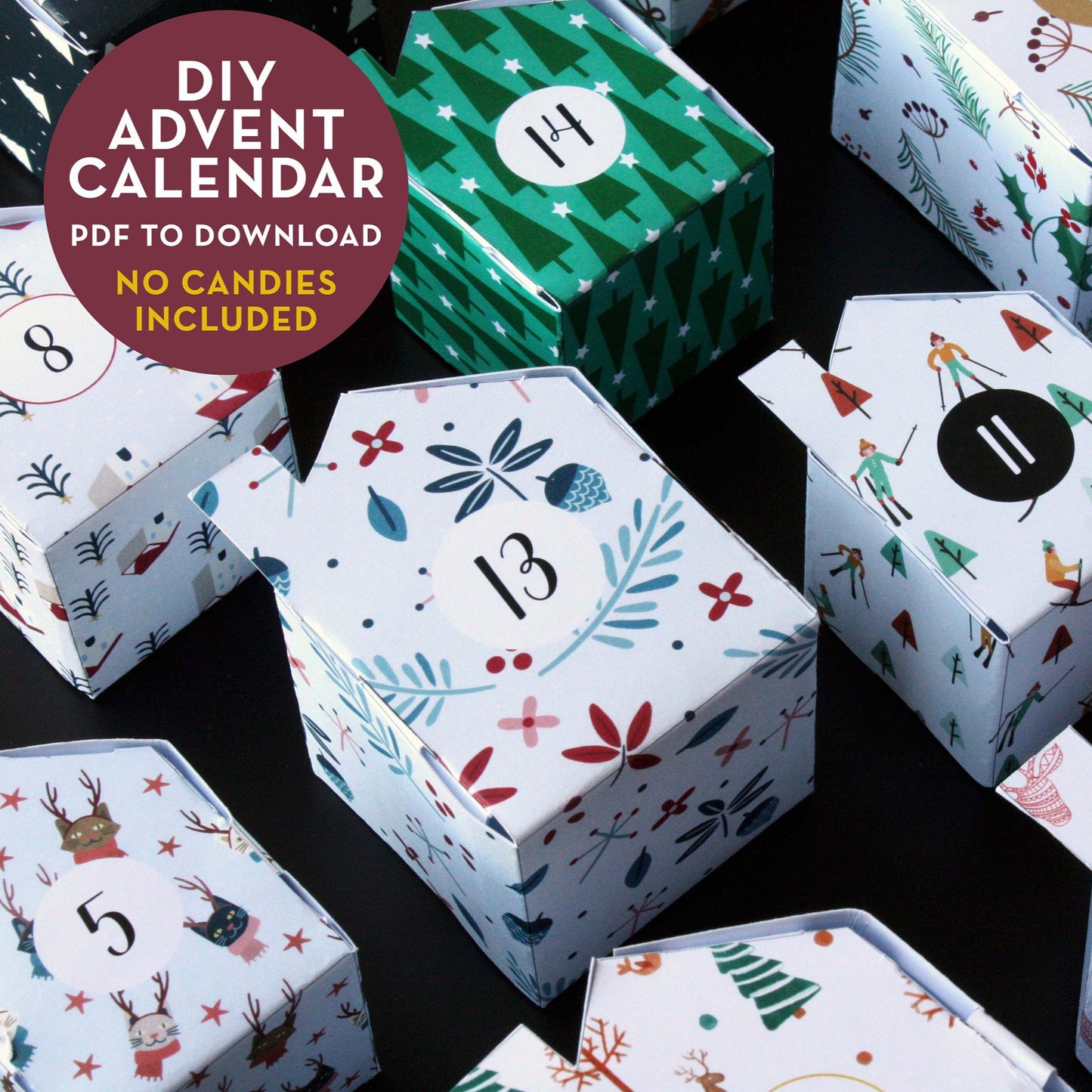 little houses advent calendar