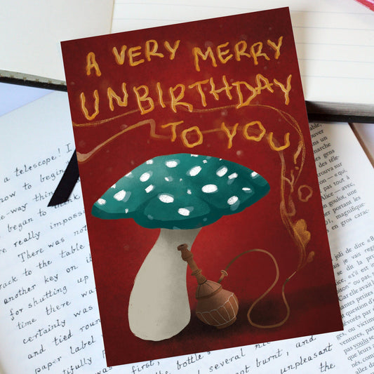 A very merry unbirthday card